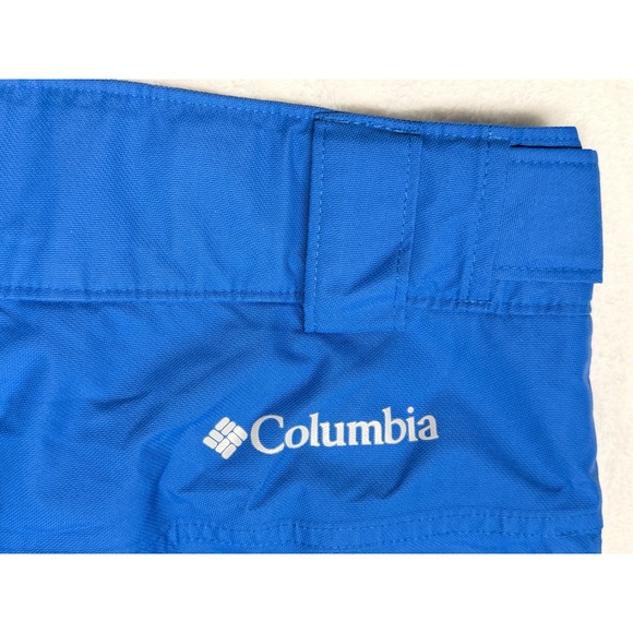 Columbia Snowboard Pants Omni-Tech Men's Small Blue Snap Zip Ski Winter Sports - Picture 5 of 10
